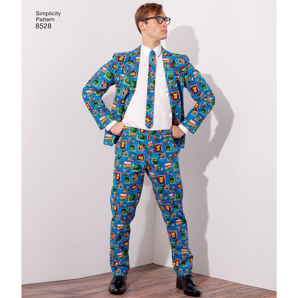 Simplicity Pattern 8528 Mens Costume Suit Image 1 From Patternsandplains.com