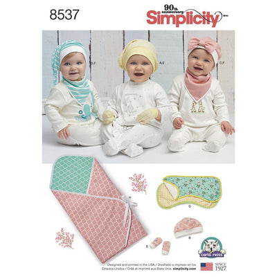 Simplicity Pattern 8537 Baby Accessories Image 1 From Patternsandplains.com