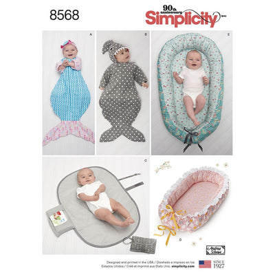 Simplicity Pattern 8568 Baby Accessories Image 1 From Patternsandplains.com