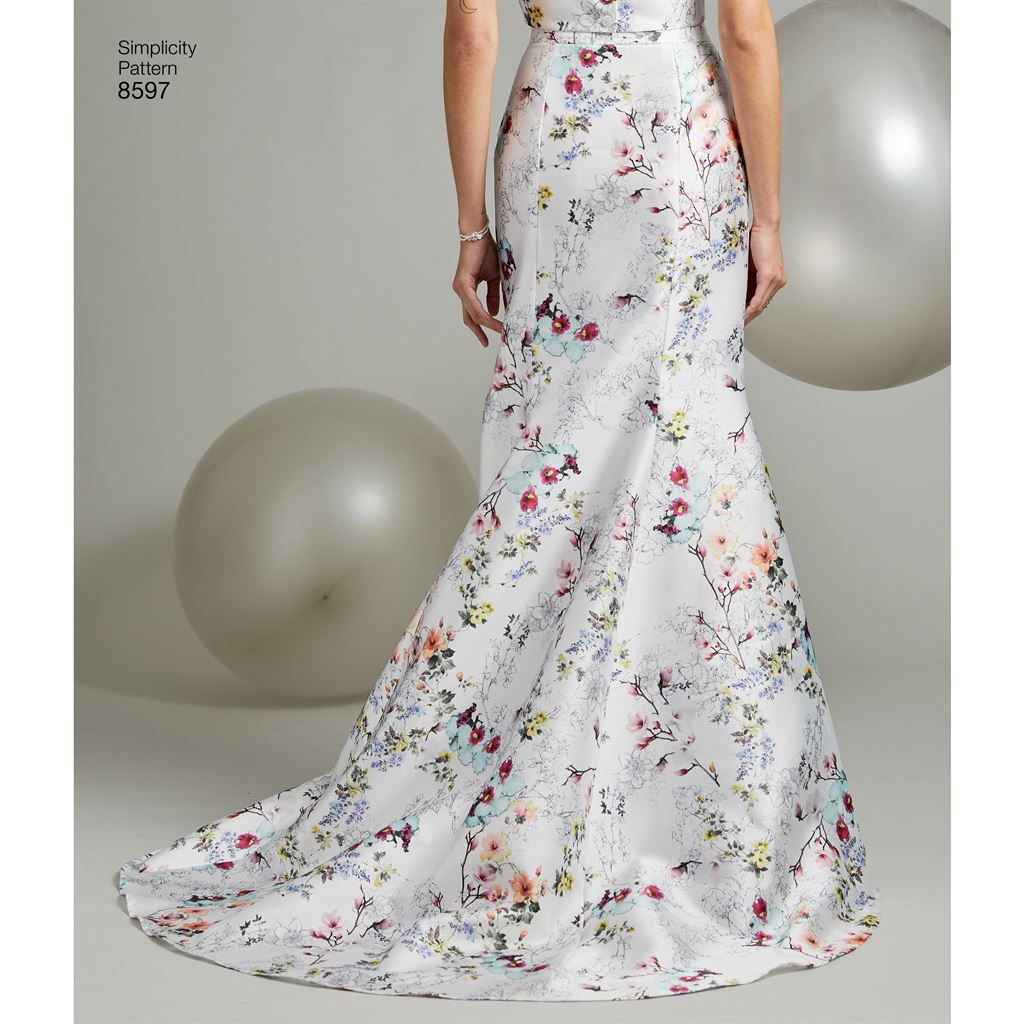 Simplicity Pattern 8597 Womens Special Occasion Skirts Image 1 From Patternsandplains.com