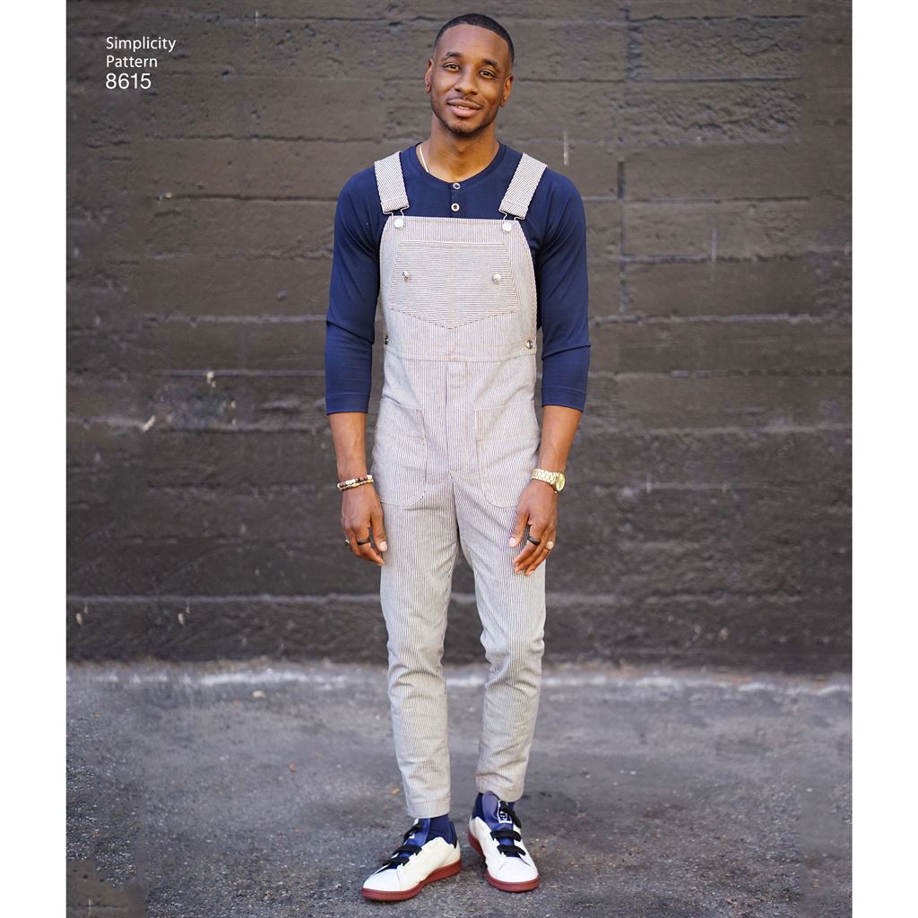 Simplicity Pattern 8615 Mens Vintage Jumpsuit and Overalls Image 1 From Patternsandplains.com