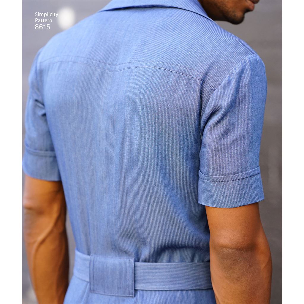 Simplicity Pattern 8615 Mens Vintage Jumpsuit and Overalls Image 1 From Patternsandplains.com