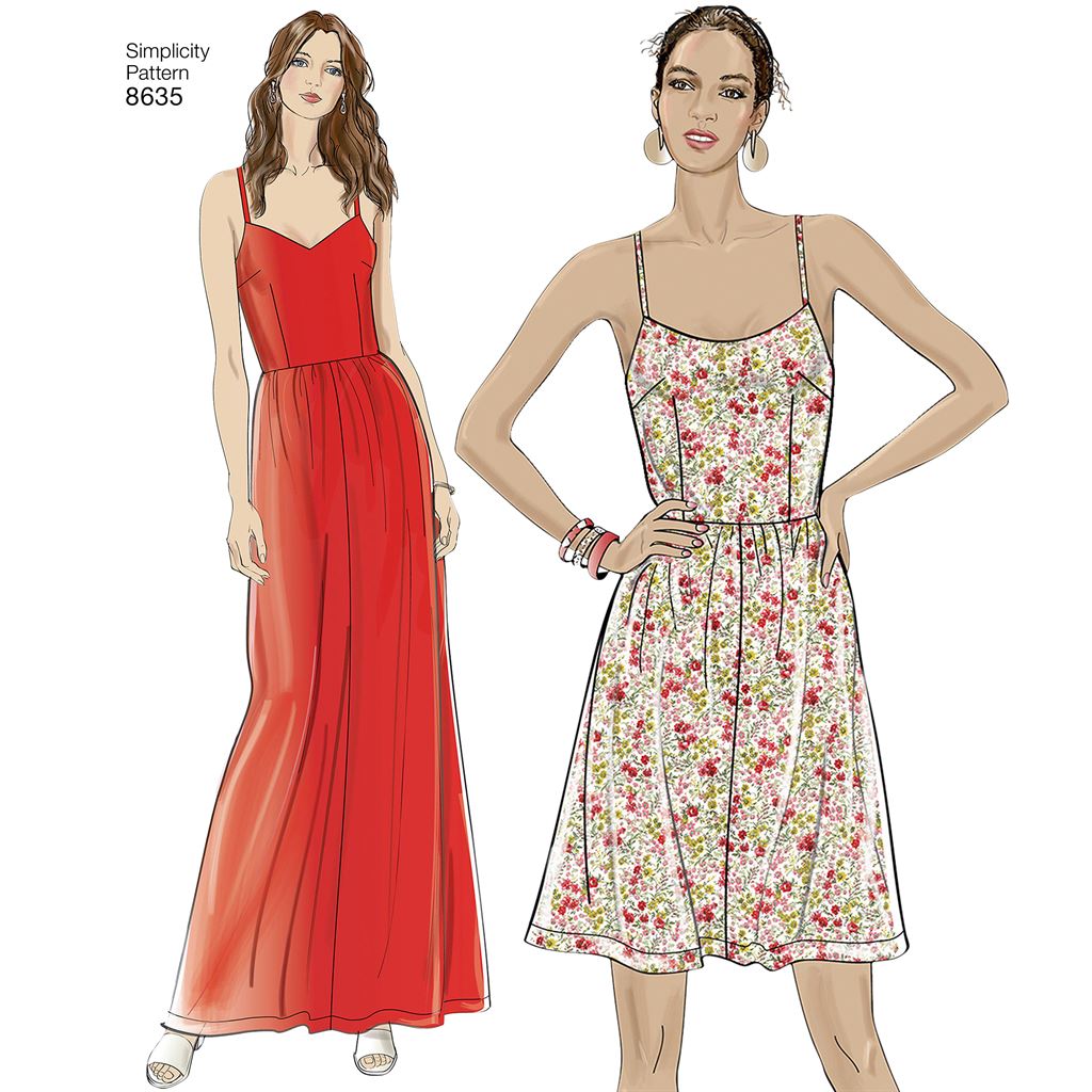 Simplicity Pattern 8635 Womens Dress Jumpsuit and Romper Image 1 From Patternsandplains.com