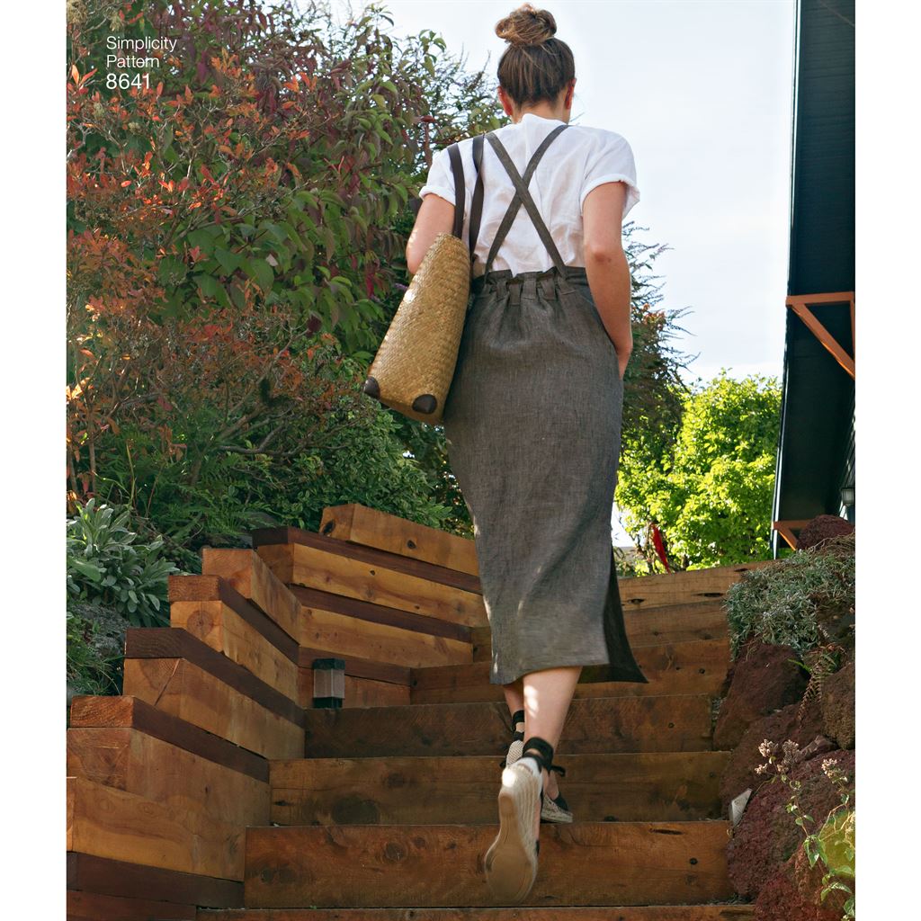 Simplicity Pattern 8641 Womens Jumper Dress Image 1 From Patternsandplains.com