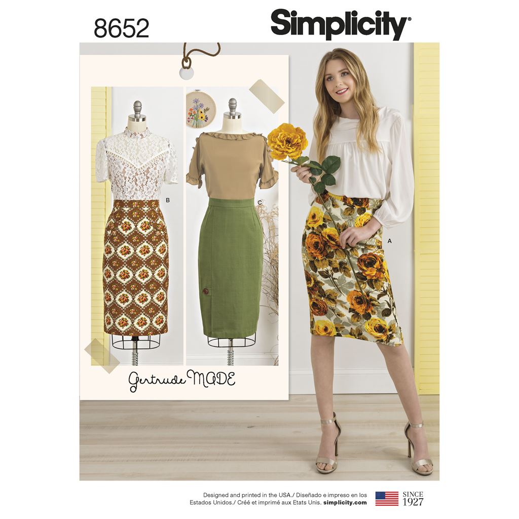 Simplicity Pattern 8652 Womens Skirts Image 1 From Patternsandplains.com