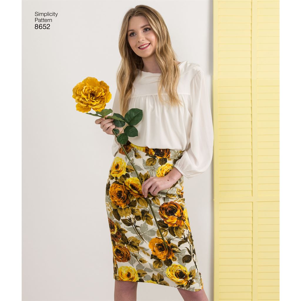 Simplicity Pattern 8652 Womens Skirts Image 1 From Patternsandplains.com