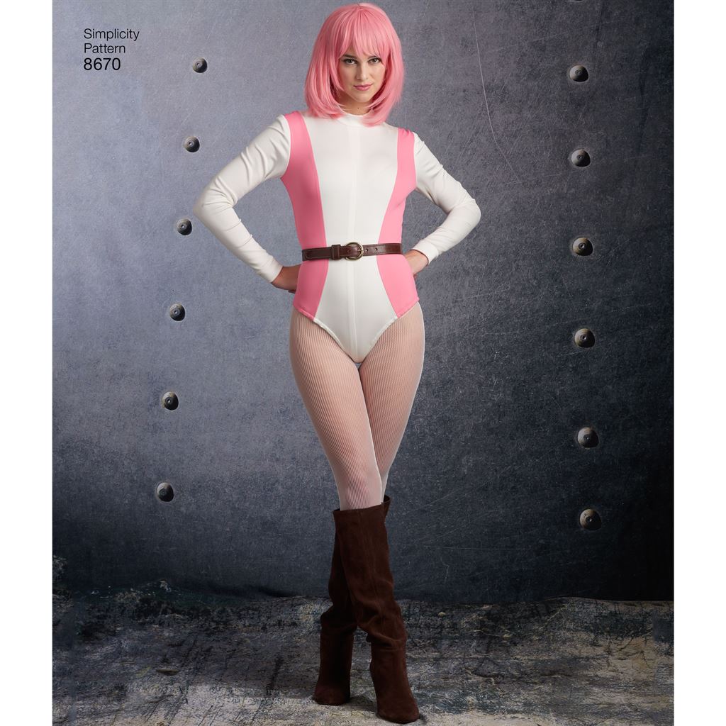 Simplicity Pattern 8670 Womens Knit Costume Image 1 From Patternsandplains.com