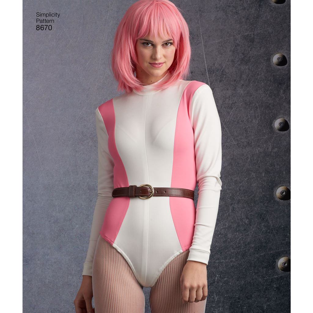 Simplicity Pattern 8670 Womens Knit Costume Image 1 From Patternsandplains.com