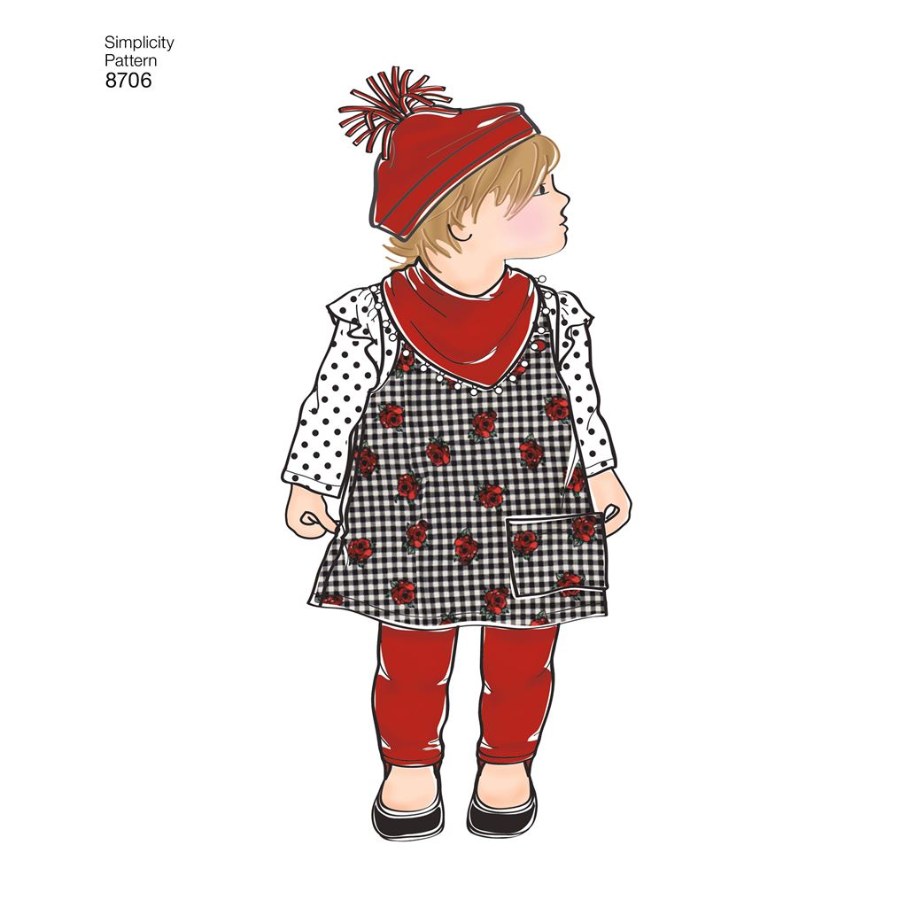 Simplicity Pattern 8706 Baby Gear Separates Image 2 From Patternsandplains.com