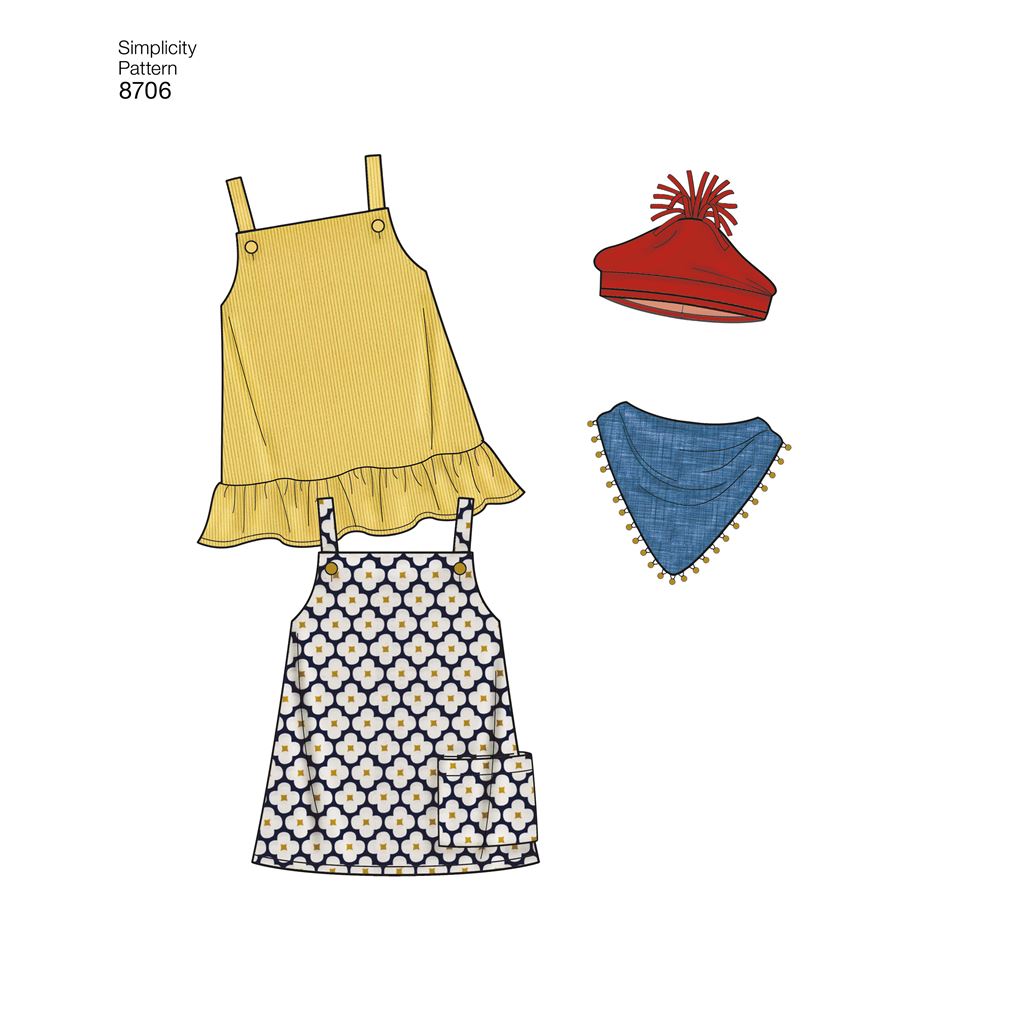 Simplicity Pattern 8706 Baby Gear Separates Image 4 From Patternsandplains.com