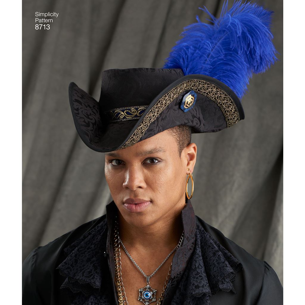 Simplicity Pattern 8713 Mens Hats in Three Sizes Image 5 From Patternsandplains.com