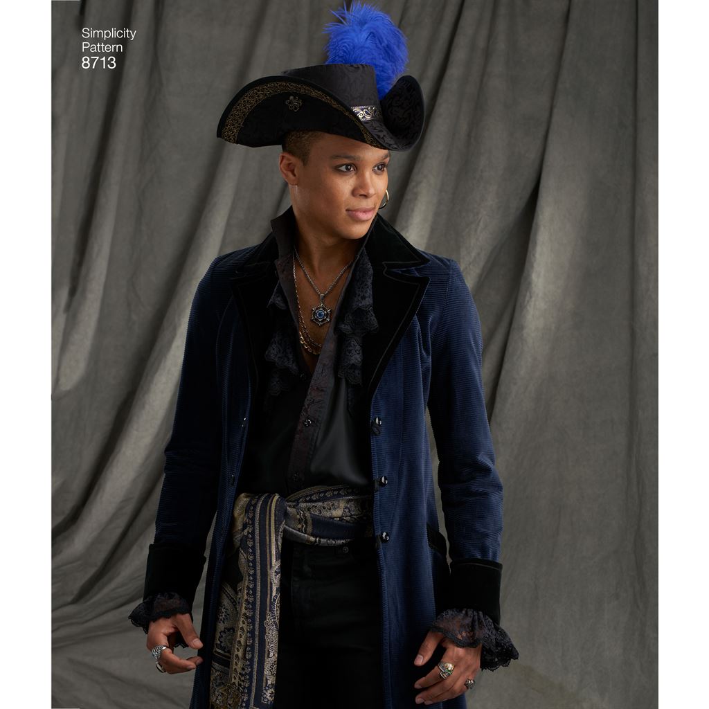 Simplicity Pattern 8713 Mens Hats in Three Sizes Image 8 From Patternsandplains.com