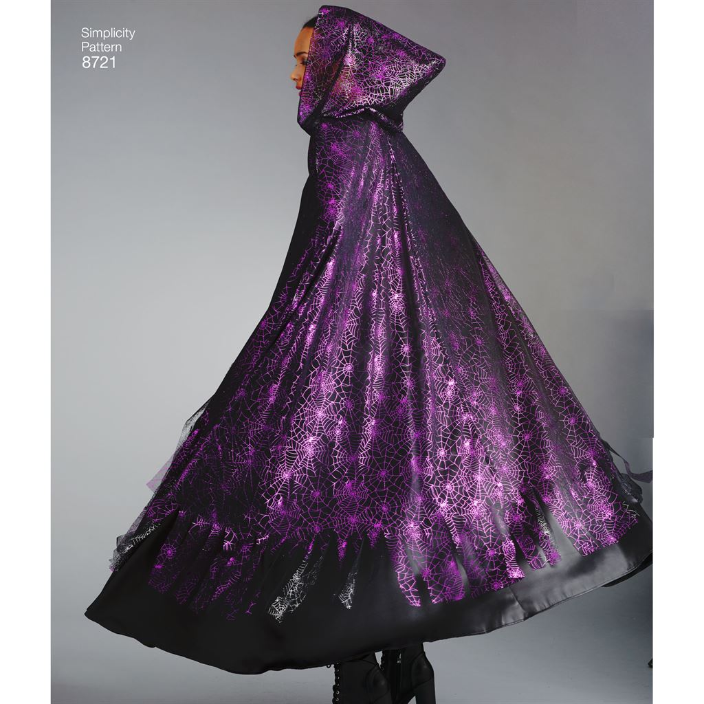 Simplicity Pattern 8721 Misses Capes Image 6 From Patternsandplains.com