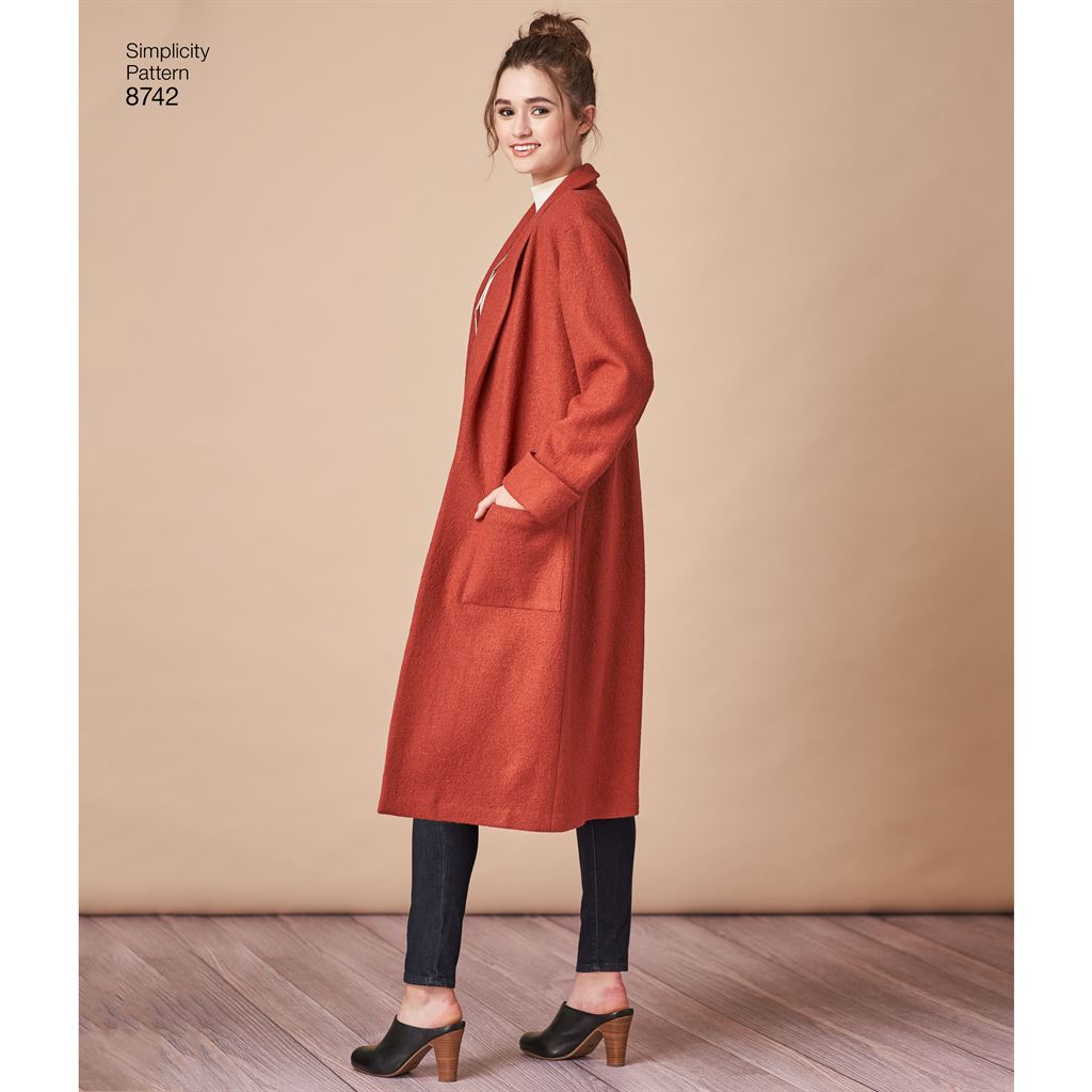 Simplicity Pattern 8742 Womens Cardigan Image 5 From Patternsandplains.com