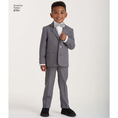 Simplicity Pattern 8764 Boys Suit and Ties Image 7 From Patternsandplains.com