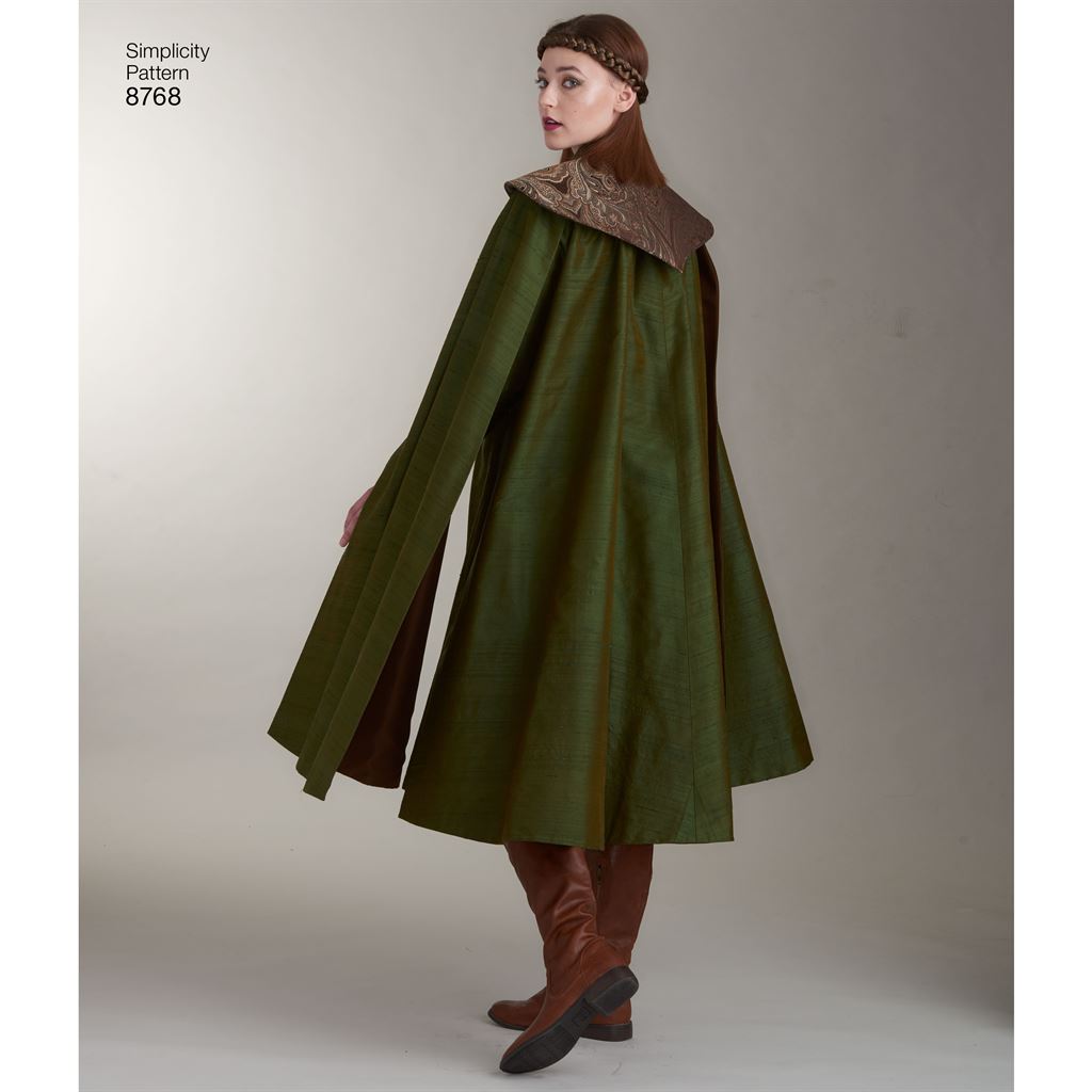 Simplicity Pattern 8768 Womens Fantasy Costumes Image 6 From Patternsandplains.com