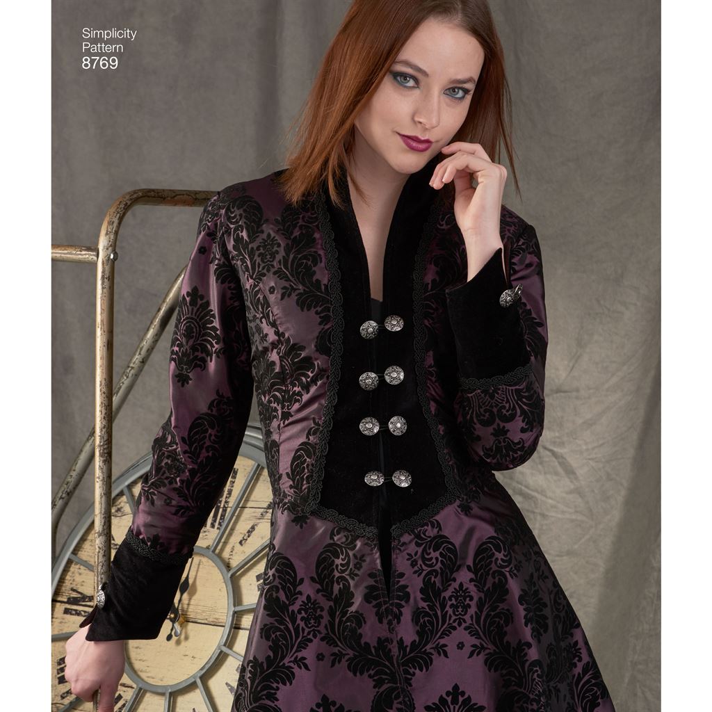 Simplicity Pattern 8769 Womens Costume Coats Image 4 From Patternsandplains.com
