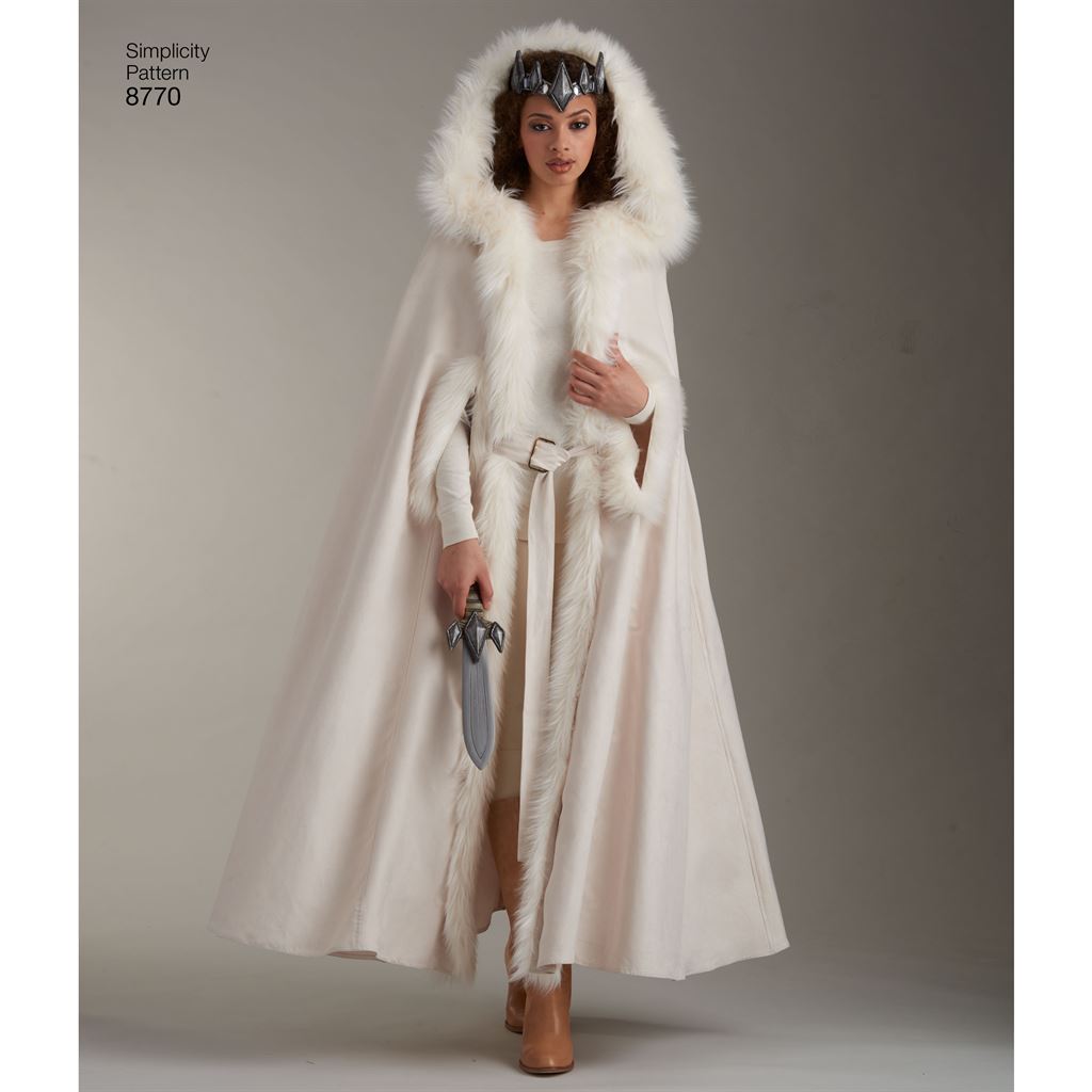 Simplicity Pattern 8770 Unisex Costume Capes Image 2 From Patternsandplains.com