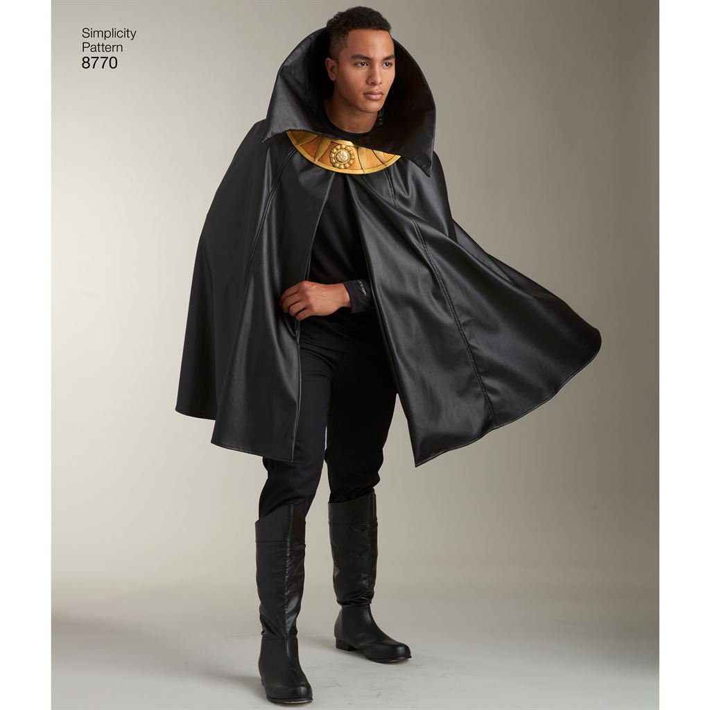 Simplicity Pattern 8770 Unisex Costume Capes Image 6 From Patternsandplains.com