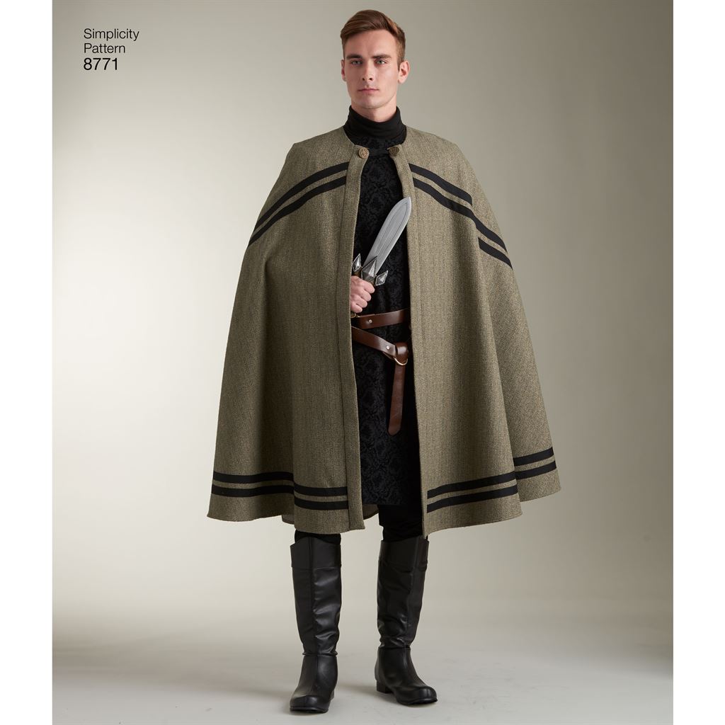 Simplicity Pattern 8771 Unisex Capes Image 7 From Patternsandplains.com