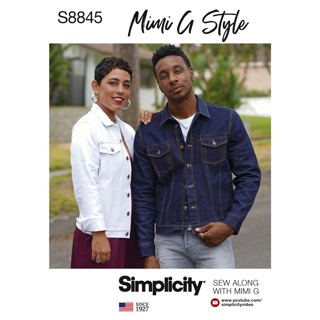 Simplicity Pattern S8845 Mimi G Jean Jacket 8845 Image 1 From Patternsandplains.com