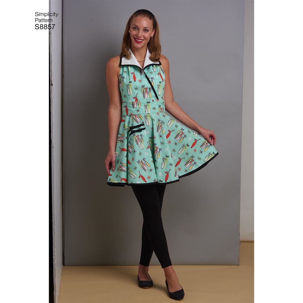Simplicity Pattern S8857 Misses Aprons 8857 Image 2 From Patternsandplains.com