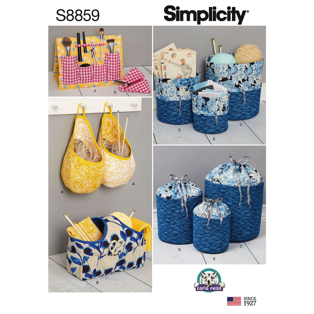 Simplicity Pattern S8859 Organizers 8859 Image 1 From Patternsandplains.com