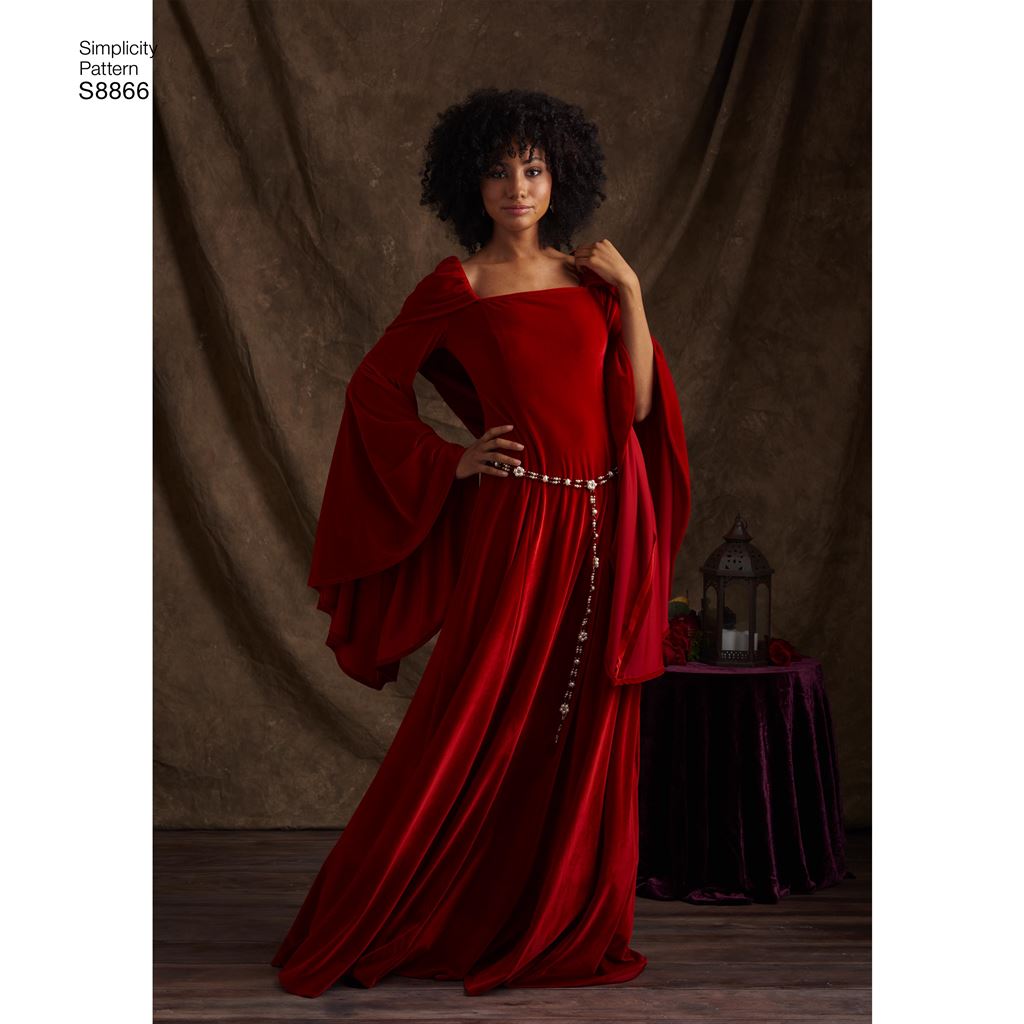 Simplicity Pattern S8866 Misses Miss Petite Knit Costumes 8866 Image 4 From Patternsandplains.com