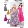 Simplicity Sewing Pattern S8874 Misses Womens Knit Dress 8874 Image 1 From Patternsandplains.com