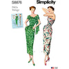 Simplicity Sewing Pattern S8876 Misses Womens Vintage Dress and Stole 8876 Image 1 From Patternsandplains.com