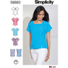 Simplicity Sewing Pattern S8883 Misses Tops 8883 Image 1 From Patternsandplains.com