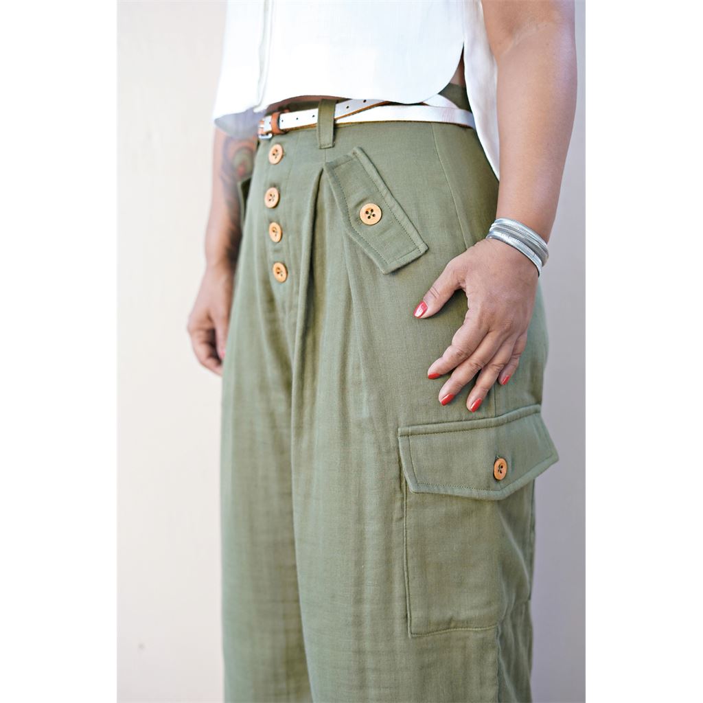 Simplicity Sewing Pattern S8889 Misses Shirt and Wide Leg Pants 8889 Image 2 From Patternsandplains.com