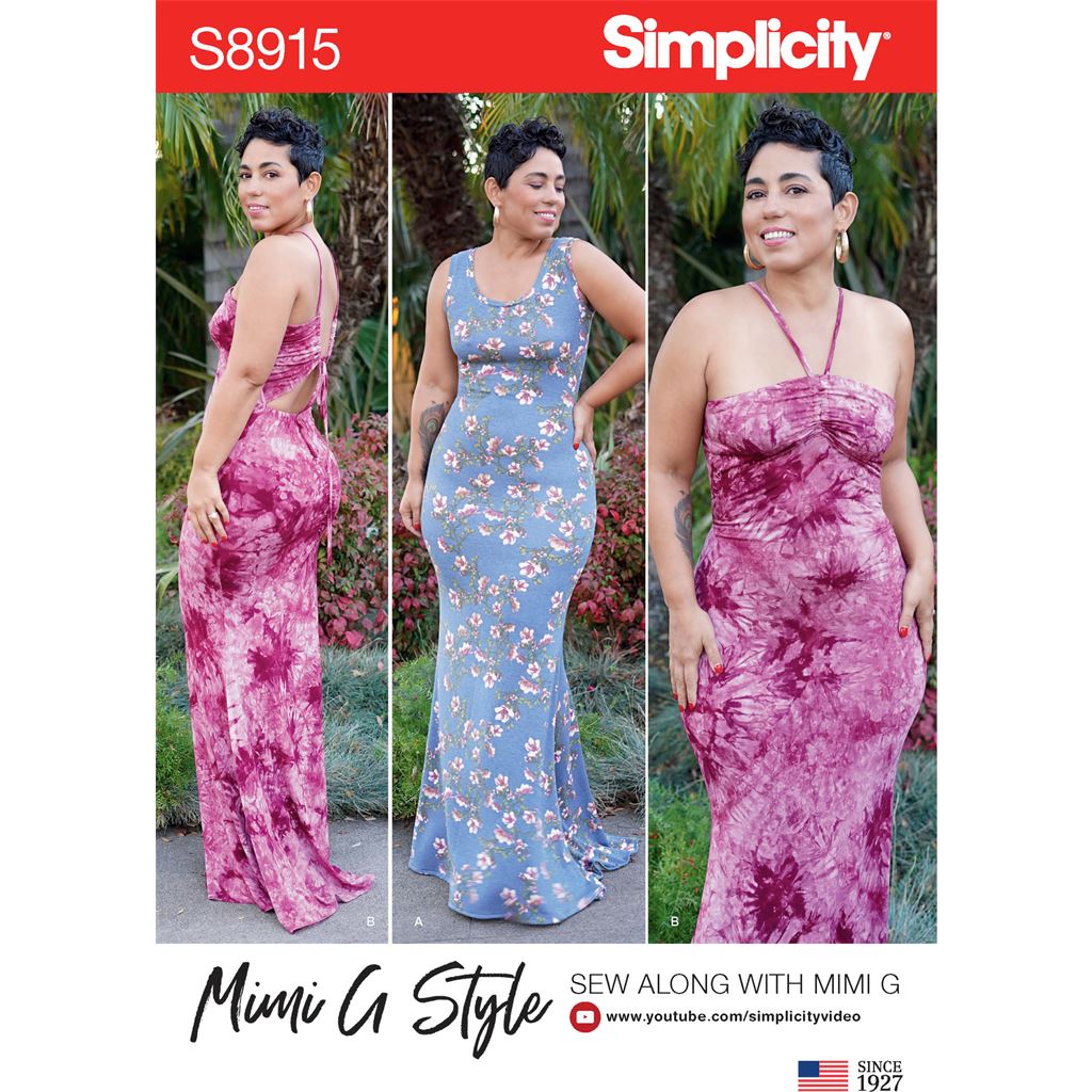 S8910, Simplicity Sewing Pattern Misses' Dress