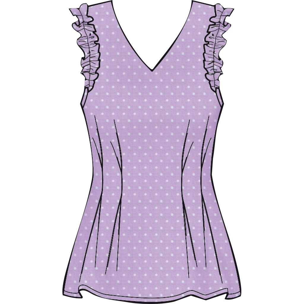 Simplicity Sewing Pattern S8921 Misses Tops 8921 Image 4 From Patternsandplains.com