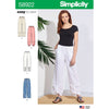 Simplicity Sewing Pattern S8922 Misses Pull On Pants 8922 Image 1 From Patternsandplains.com