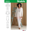 Simplicity Sewing Pattern S8924 Misses Jacket Top Tunic and Pull On Pants 8924 Image 1 From Patternsandplains.com