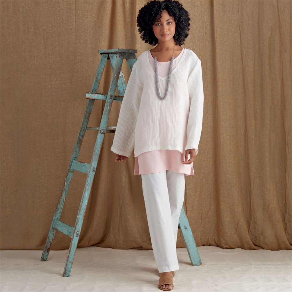 Simplicity Sewing Pattern S8924 Misses Jacket Top Tunic and Pull On Pants 8924 Image 6 From Patternsandplains.com