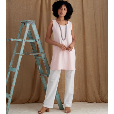 Simplicity Sewing Pattern S8924 Misses Jacket Top Tunic and Pull On Pants 8924 Image 8 From Patternsandplains.com