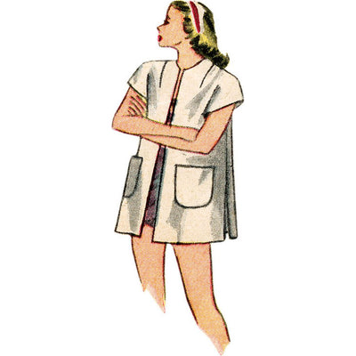 Simplicity Sewing Pattern S8932 Misses Vintage Bikini Top Shorts Wrap Skirt and Coat 8932 Image 6 From Patternsandplains.com