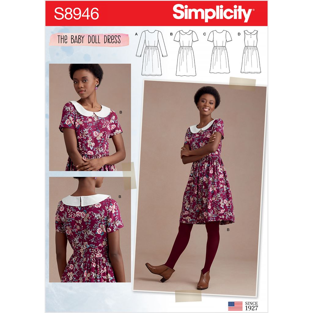 Simplicity Sewing Pattern S8946 Misses Dresses 8946 Image 1 From Patternsandplains.com