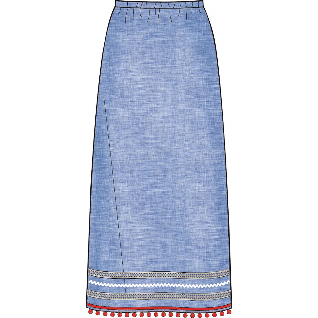 Simplicity Sewing Pattern S8961 Childrens Girls and Dolls Skirts 8961 Image 3 From Patternsandplains.com