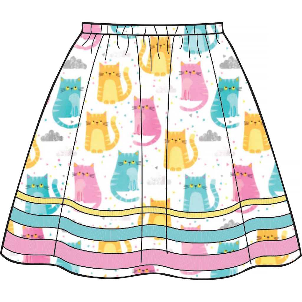 Simplicity Sewing Pattern S8961 Childrens Girls and Dolls Skirts 8961 Image 9 From Patternsandplains.com