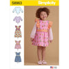 Simplicity Sewing Pattern S8963 Toddlers Separates 8963 Image 1 From Patternsandplains.com
