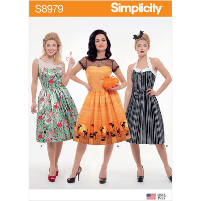 Simplicity Sewing Pattern S8979 Misses Classic Halloween Costume 8979 Image 1 From Patternsandplains.com