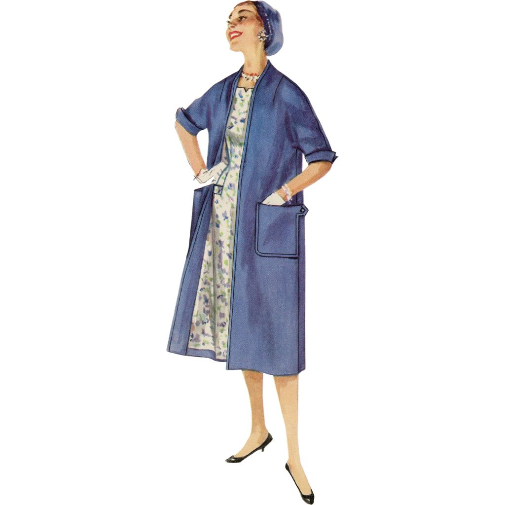 Simplicity Sewing Pattern S8980 Misses Vintage Dresses and Lined Coats 8980 Image 2 From Patternsandplains.com