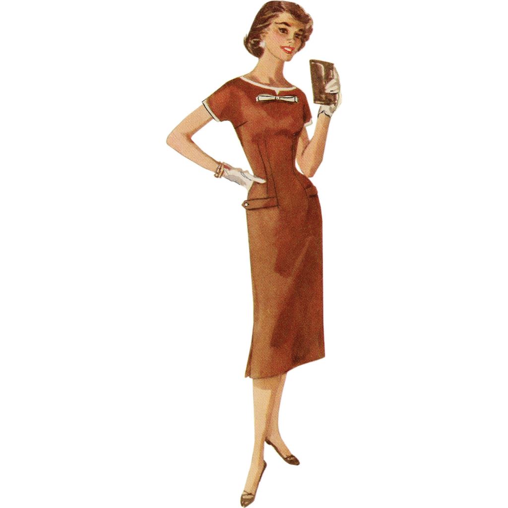 Simplicity Sewing Pattern S8980 Misses Vintage Dresses and Lined Coats 8980 Image 4 From Patternsandplains.com