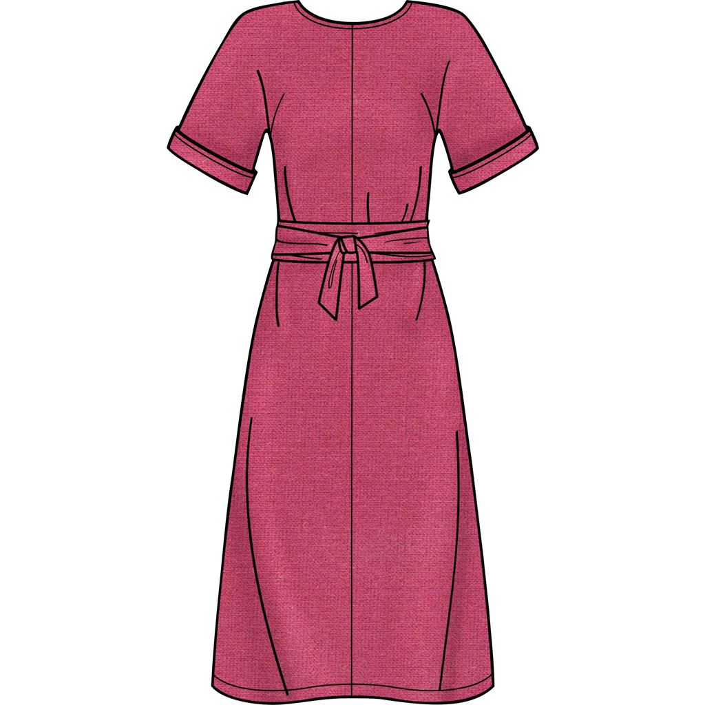 Simplicity Sewing Pattern S8981 Misses Front Tie Dresses 8981 Image 3 From Patternsandplains.com