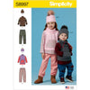 Simplicity Sewing Pattern S8997 Toddlers and Childrens Pants Knit Top and Hat 8997 Image 1 From Patternsandplains.com