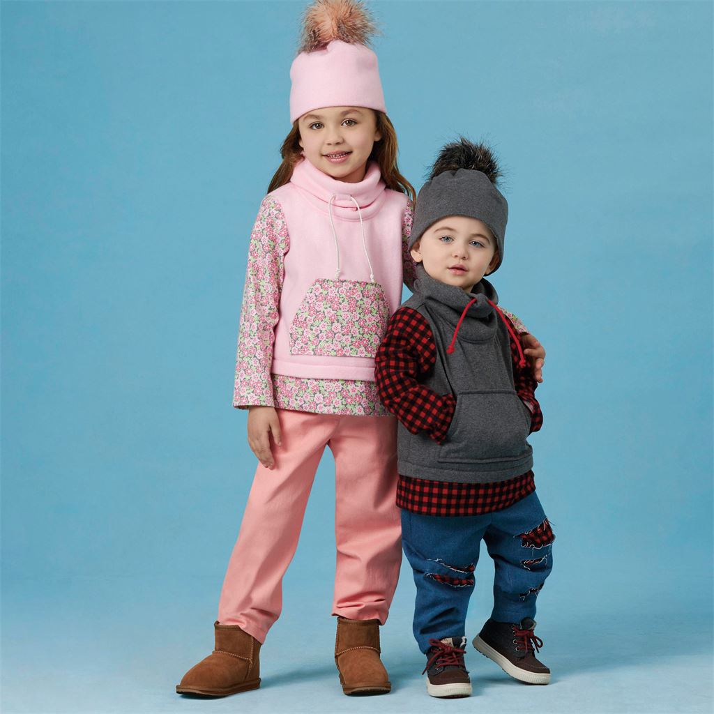 Simplicity Sewing Pattern S8997 Toddlers and Childrens Pants Knit Top and Hat 8997 Image 2 From Patternsandplains.com