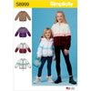 Simplicity Sewing Pattern S8999 Childrens and Girls Knit Hooded Jacket 8999 Image 1 From Patternsandplains.com